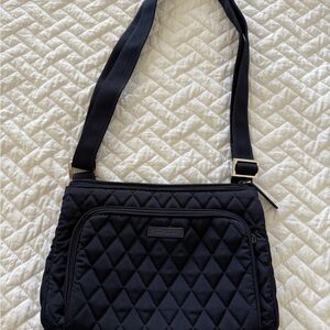 Vera Bradley Quilted Navy Blue Crossbody Bag
